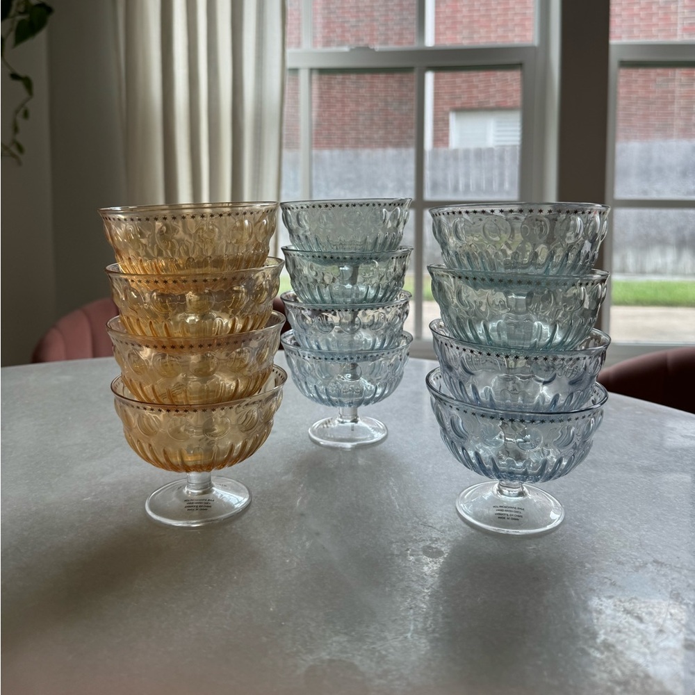 Anthropologie Small Coupe Glases
